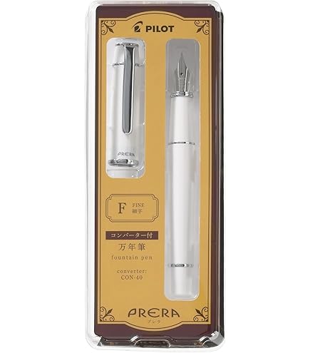 Amazon.com : PRERA Pilot Fountain Pen Off-white Medium Pont P-FPR